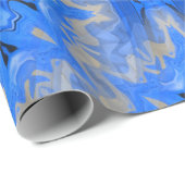 ijzige Snowflakes... Cadeaupapier (Rol Hoek)