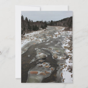 Ijzige Voetafdruk in de Rivier