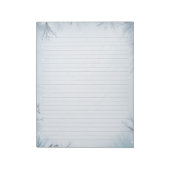 IJzige winter thema, ijzig gevoerd Notitieblok (Linkerzijde)