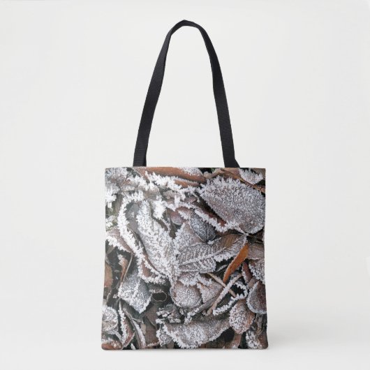 IJZIGE WINTERBLADEREN TOTE BAG (Voorkant)