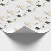 IJzigheid van een polair beer Cadeaupapier (Hoek)