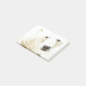IJzigheid van een polair beer Post-it® Notes (Schuin)