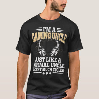 Ik39M Een Gaming Oom Grappige Video Gamer Gaming T-shirt
