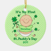 Ik 1 St. Paddy's Day Custom Ornament (Voorkant)