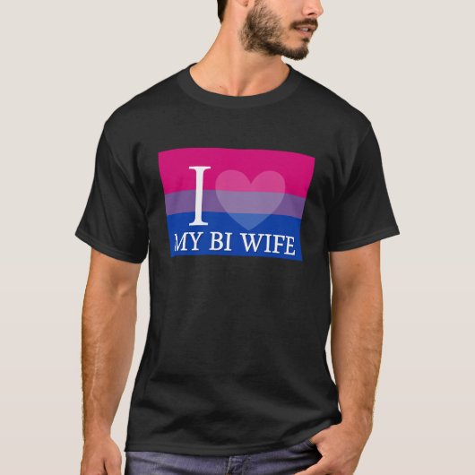 Ik <3 Mijn vrouw T-shirt (Voorkant)