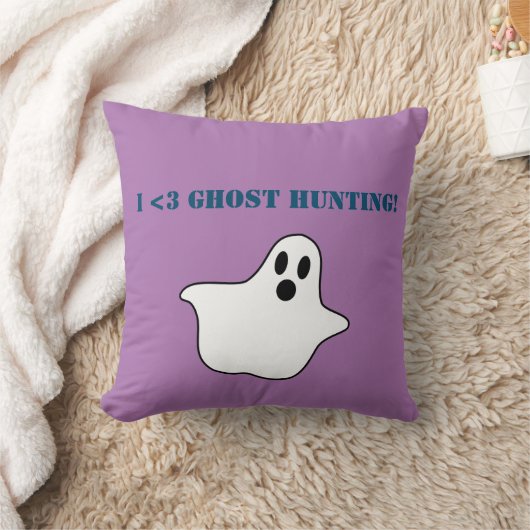 "Ik <3 spookjacht" gooi kussen (Deken)