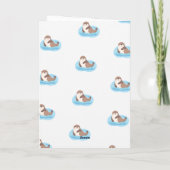 "Ik aanbid je helemaal" Cute Valentijnsdag Feestdagen Kaart (Achterkant)