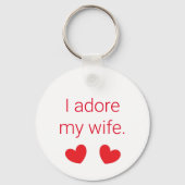 Ik aanbid mijn vrouw sleutelhanger (Voorkant)