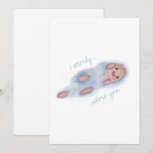 Ik aanbid otterly u kaard feestdagenkaart (Voorkant / Achterkant)