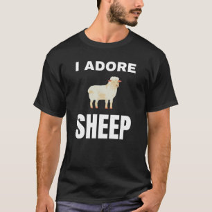 Ik aanbid schapen t-shirt
