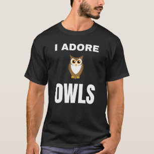 Ik aanbid uilen t-shirt