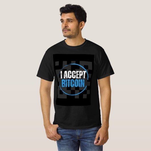 Ik accepteer bitmunt t-shirt (Voorkant volledig)