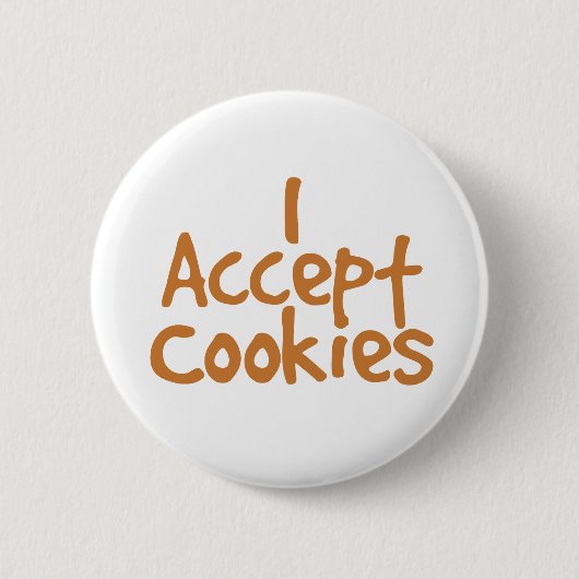 Ik accepteer cookies ronde button 5,7 cm (Voorkant)
