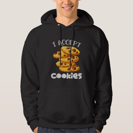 Ik accepteer cookies Webpage Developer Geek Hoodie (Voorkant)