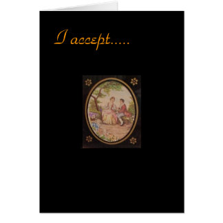 Ik accepteer je huwelijksvoorstel