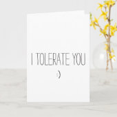 Ik accepteer je kaart (Gele Bloem)