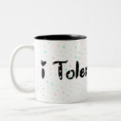 Ik accepteer je. tweekleurige koffiemok (Links)
