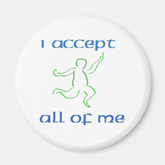 Ik accepteer me allemaal 2 magneet (Voorkant)