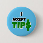 Ik accepteer tips ronde button 5,7 cm (Voorkant)