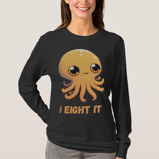 Ik Acht Het Octopus Pijlinktvis Koraal Tentakels C T-shirt (Voorkant)