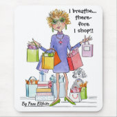 Ik adem dus ik koop een computermuis muismat (Voorkant)