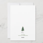 Ik adem, dus ik winkel schets van een rijke dame  feestdagenkaart (Achterkant)