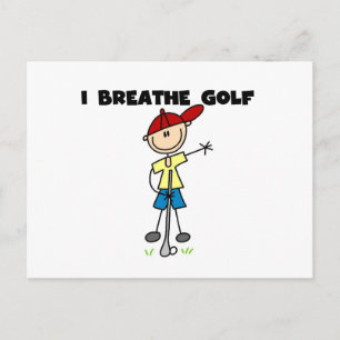 Ik Adem Golf Briefkaart