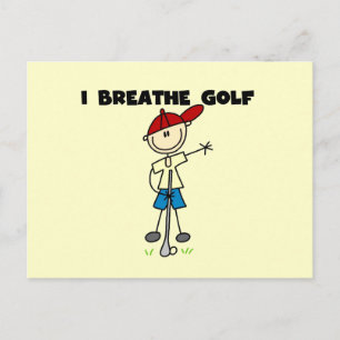 Ik Adem Golf Briefkaart