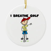 Ik adem golf keramisch ornament (Voorkant)
