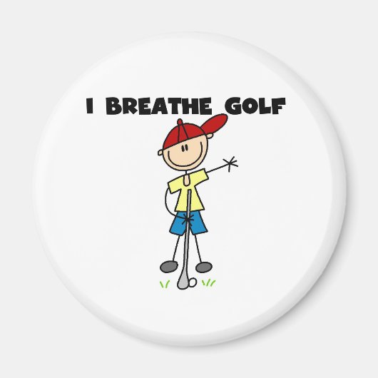 Ik Adem Golf Magneet (Voorkant)