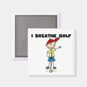 Ik Adem Golf Magneet (Voorkant / Achterkant)