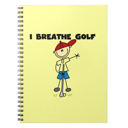 Ik Adem Golf Notitieboek (Voorkant)