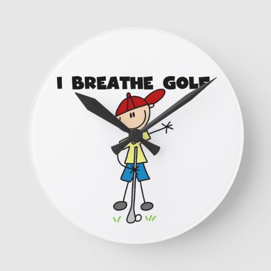 Ik Adem Golf Ronde Klok (Voorkant)
