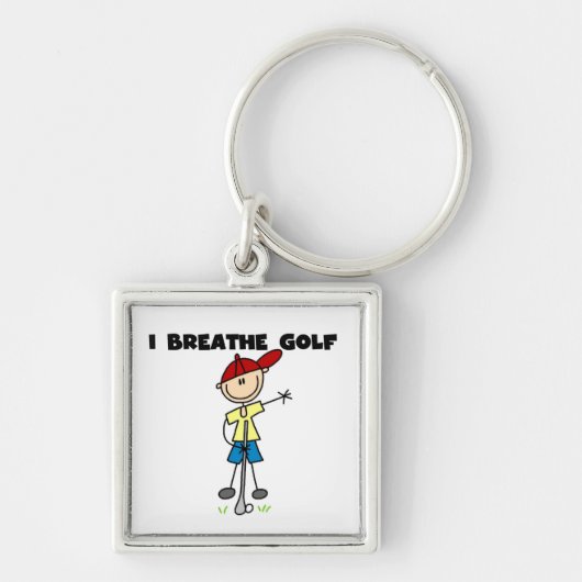 Ik Adem Golf Sleutelhanger (Voorkant)