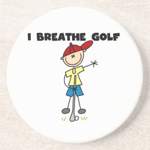 Ik Adem Golf Zandsteen Onderzetter