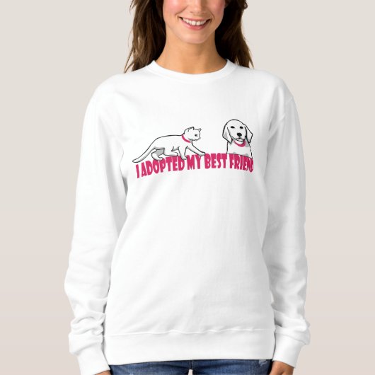 Ik adopteerde mijn beste vriend trui (Voorkant)