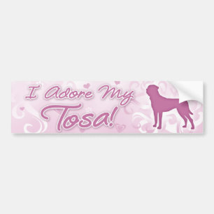Ik Adore my Tosa Bumpersticker