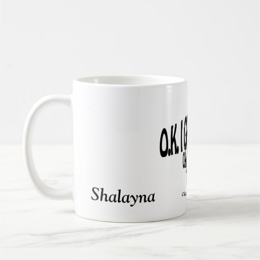 Ik afstuderen mok... koffiemok (Links)