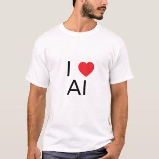 Ik ❤️ AI T-shirt