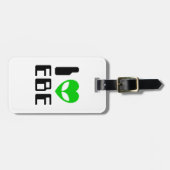 Ik Alien Hart EBE Bagagelabel (Voorkant horizontaal)