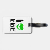 Ik Alien Hart EBE Bagagelabel (Achterkant horizontaal)