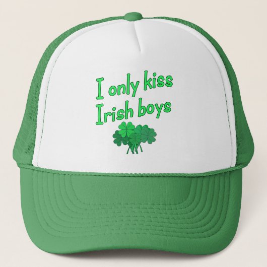 Ik alleen Kiss Irish Boys Trucker Pet (Voorkant)