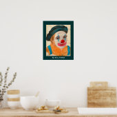 Ik als clown, door: thomas J Norbeck Poster (Keuken)