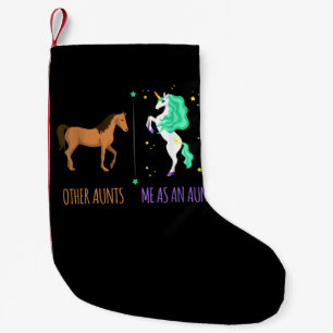 Ik als tante of tante Horse Unicorn Cft Kleine Kerstsok