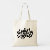 Ik ambacht daarom hamster ik Canvas tas (Achterkant)