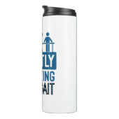 Ik analyseer stilletjes je fysieke behandeling. thermosbeker (Geroteerd rechts)