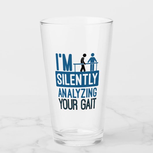 Ik analyseer stilletjes je Gait fysieke therapie Glas (Voorkant)