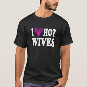 Ik ananas hete vrouwen ondersteboven in hart swing t-shirt