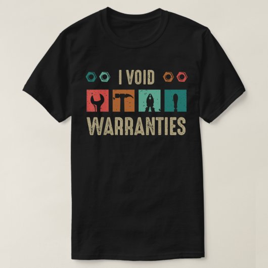 Ik annuleer Garanties Automonteur T-shirt (Design voorkant)