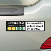 IK ANTWOORDDE DE VRAAG EN SLECHTDE MIJN LAND BUMPERSTICKER (Op auto)